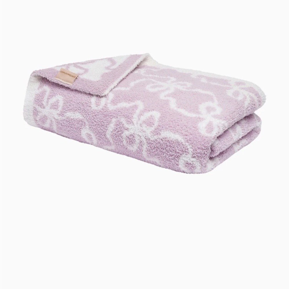 Lavender LoveShackfancy Teddy Throw Blanket
